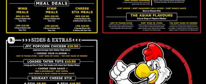 Wings Menu